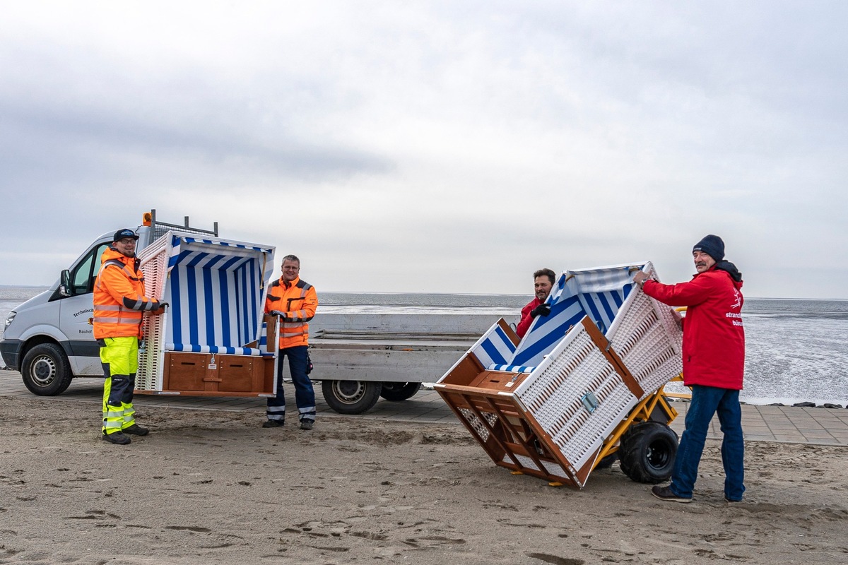 Elektro-Strandkorbkarre in Büsum